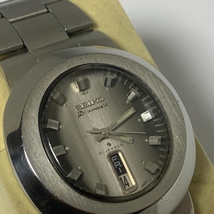Seiko Diamatic 6119-5450 Gray Dial 21 Jewels Wtist Rare Vintage Watch
