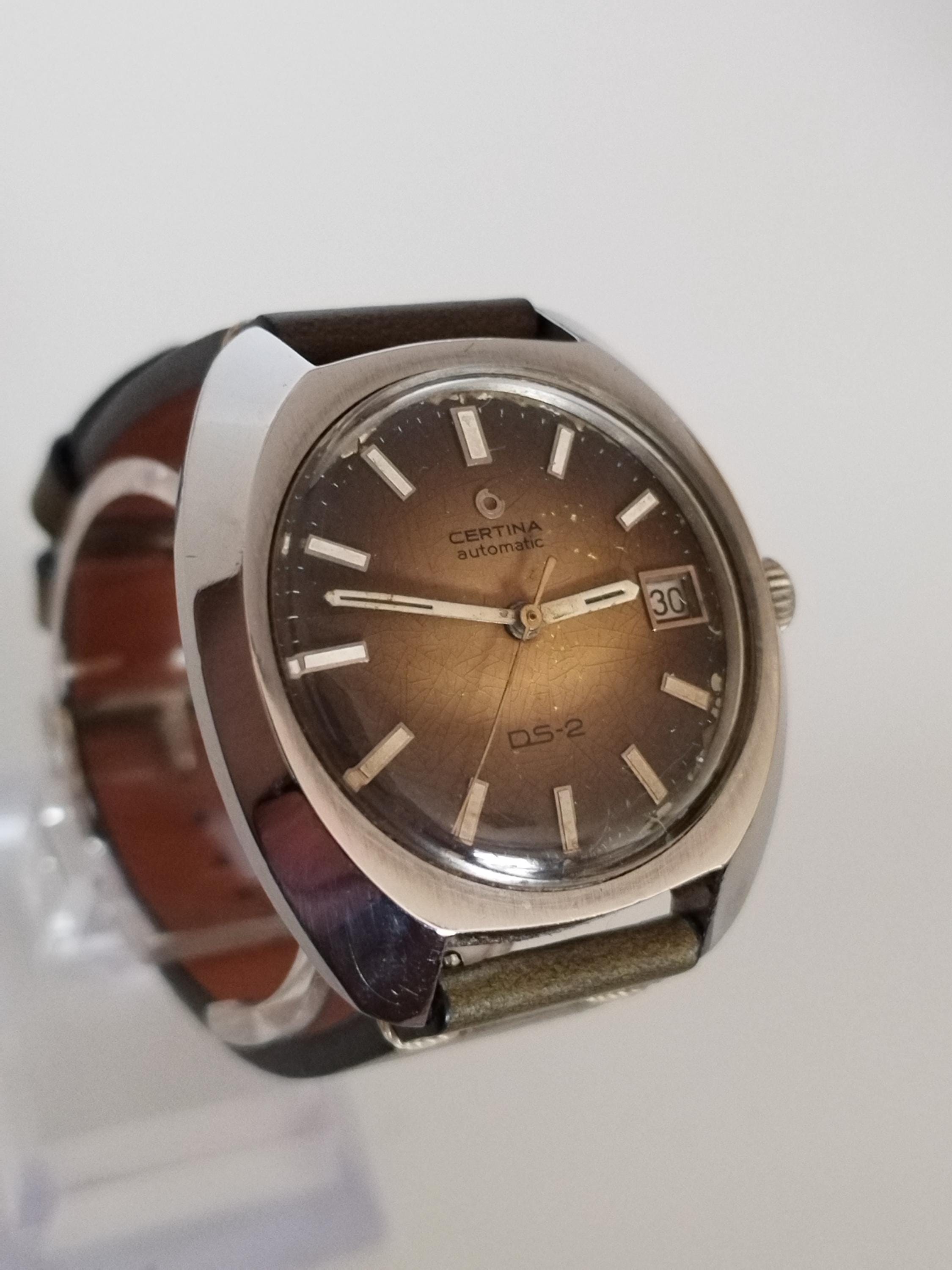 CERTINA DS-2 Turtle Automatic, BROWN Dial, Vintage (1971-1983