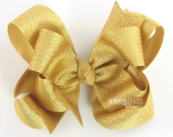 large gold bow etsy