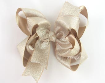 light gold bow etsy
