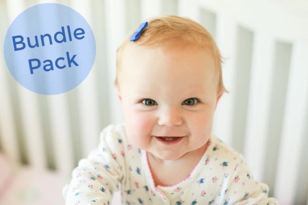 CHOOSE Your Colors / Bundle Pack Baby Hair Clips / Mini Tuxedo Baby