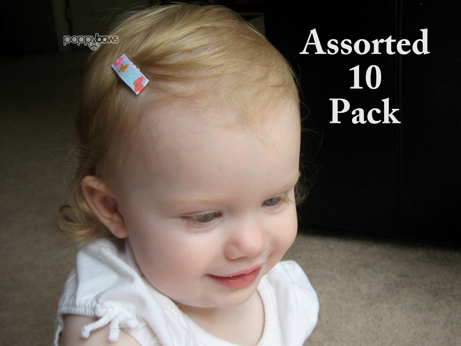 10 PACK Baby Hair Clips baby hair barrettes newborn hair Etsy