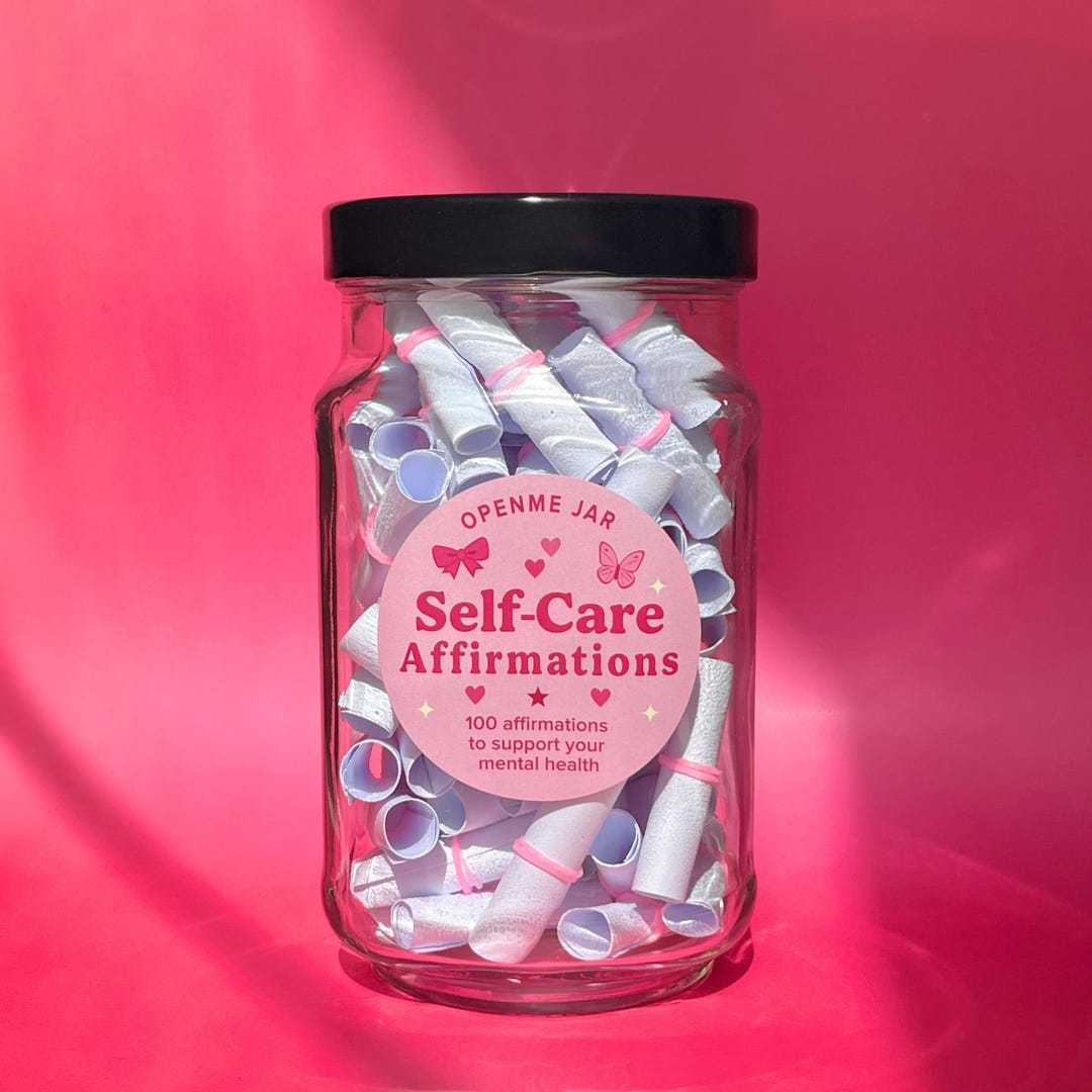 Self-care Affirmations Jar Affirmation Cards Affirmative Daily Mothers ...