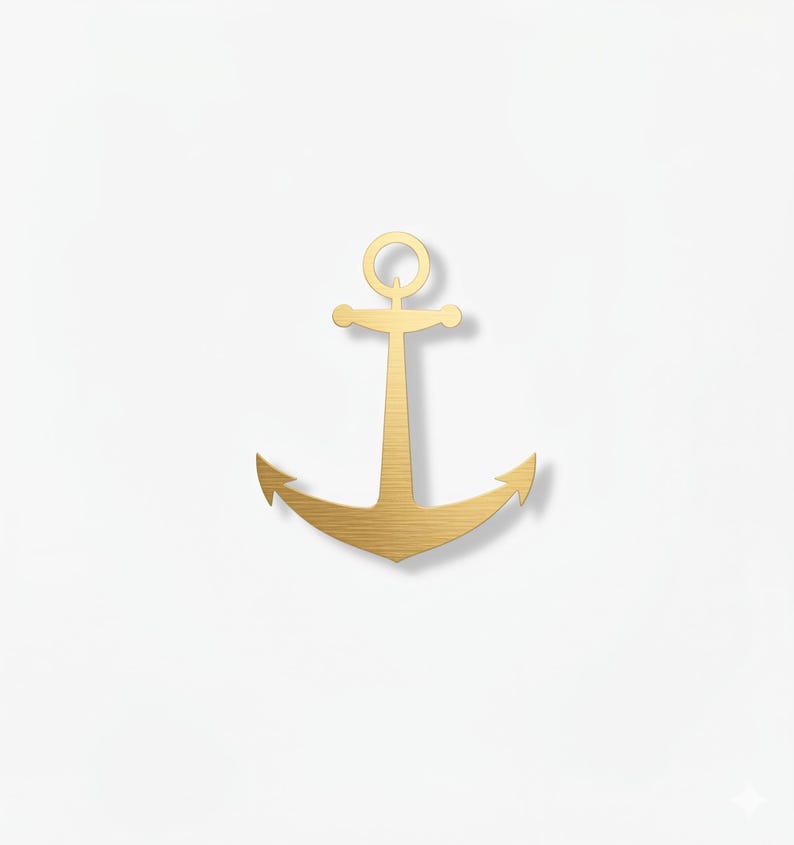 Nautical Anchor Metal Wall Decor | Ship Anchor Wall Art | Marine Coastal Home Decor | Sailor Gift | Modern Beach House Decoration image 16
