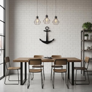 Nautical Anchor Metal Wall Decor | Ship Anchor Wall Art | Marine Coastal Home Decor | Sailor Gift | Modern Beach House Decoration image 9