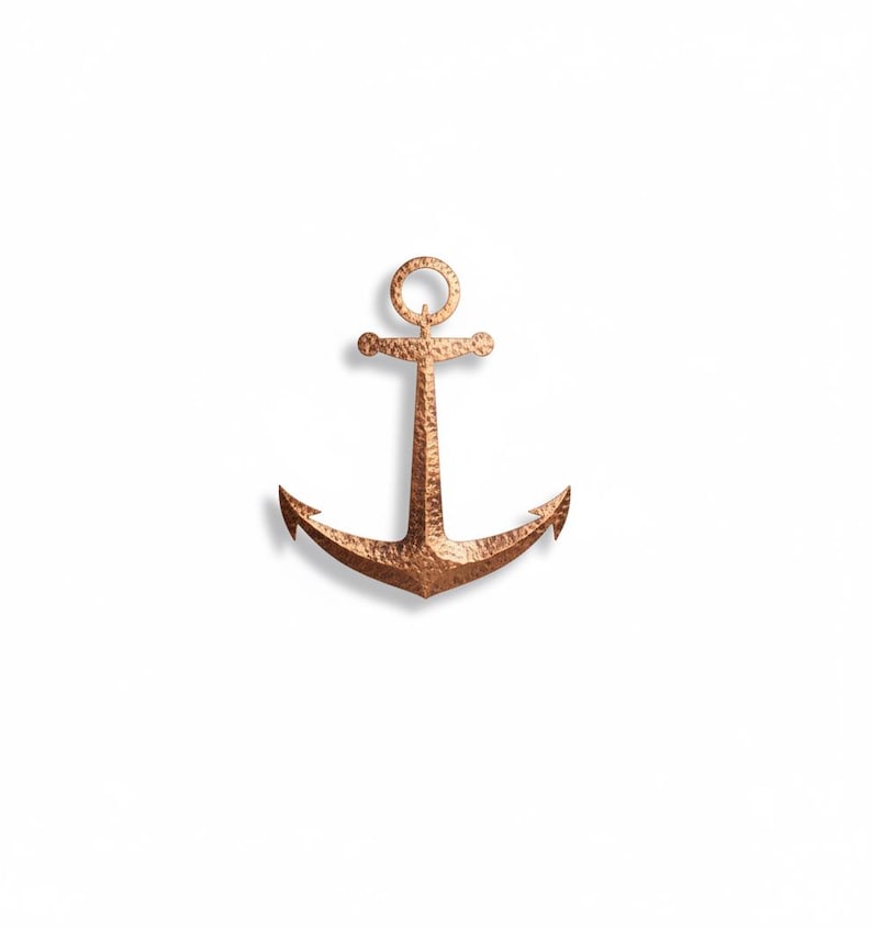 Nautical Anchor Metal Wall Decor | Ship Anchor Wall Art | Marine Coastal Home Decor | Sailor Gift | Modern Beach House Decoration image 18