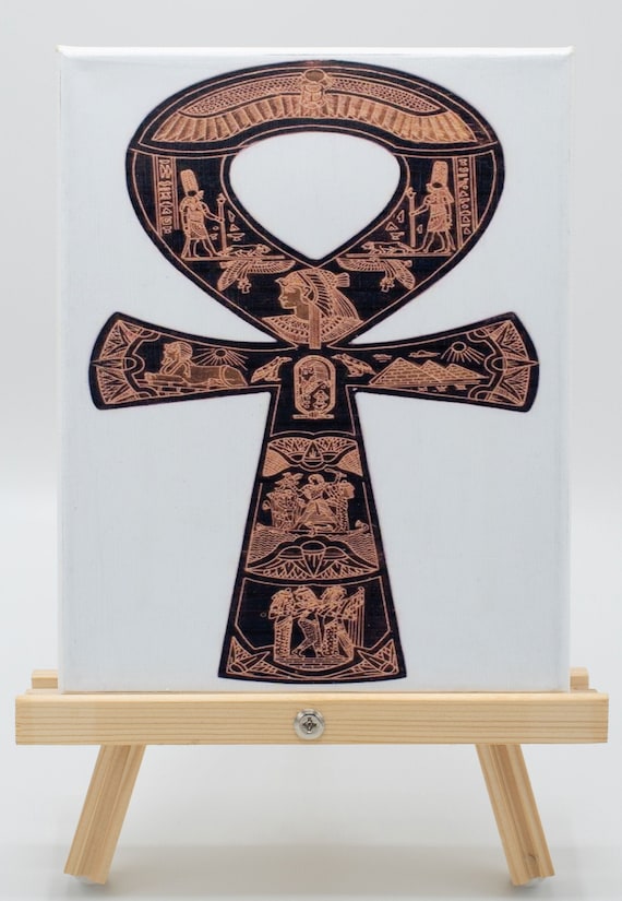 Z Ankh 8 X 10 Canvas Art 