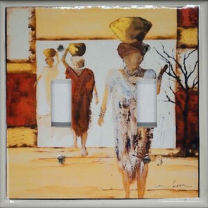 A Taste Of Africa Double Switchplate