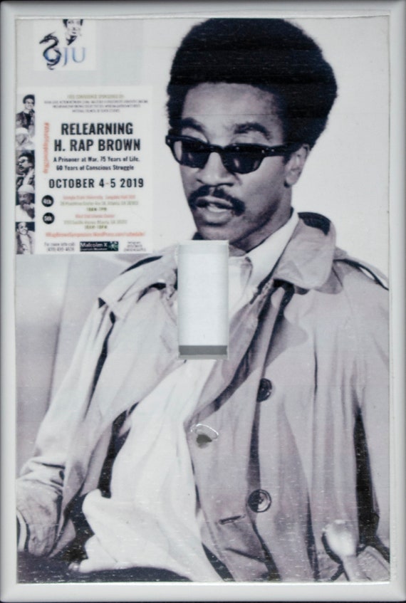 H. Rap Brown Switchplate
