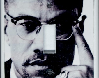Placa de interruptor de Malcolm X