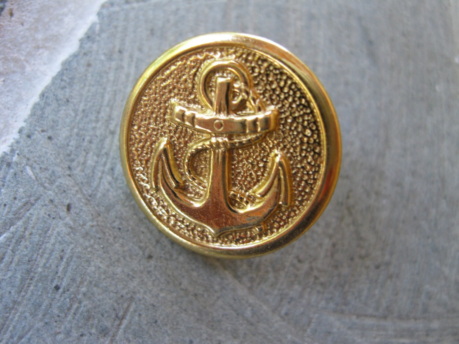 TEN Brass Buttons Anchor Navy. Shank. Steampunk Designs. Arts Etsy