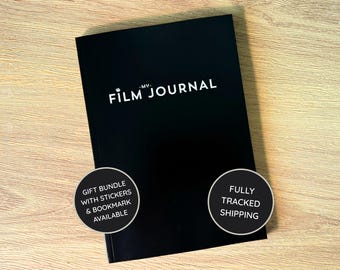 Movie Journal for Film Lovers | A5 Notebook Gift for Cinema Buffs | Recycled Paper | MyFilmJournal