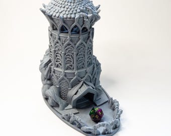 Druids Dice Tower: High Elf Nature Temple, Sylvan Fantasy Terrain