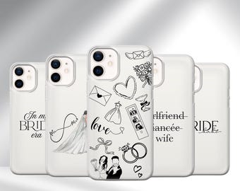 Bride to be Phone Case Aesthetic Wedding gift cover for Iphone 17 Pro Max 16 15 14 13, Samsung S25 Ultra S24 FE A56 A16,Pixel 10 XL 9a 8 7