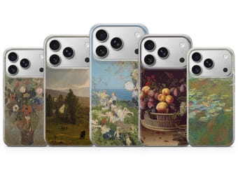 Famous Painting Phone Art Cover for iPhone 17 Pro Max, 16e, 15, 14, 13 & Samsung S26 Ultra, S25 FE, A57, A56, Pixel 10, 9A