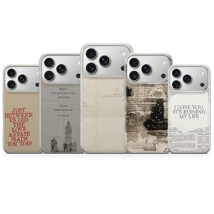 TTPD Lyrics Diaries Phone Case Taylor Inspired Cover for iPhone 17 Pro Max 16e 15 14 13,Samsung S25 Ultra S24 FE A56 A16,Pixel 10 XL 9a 8 7