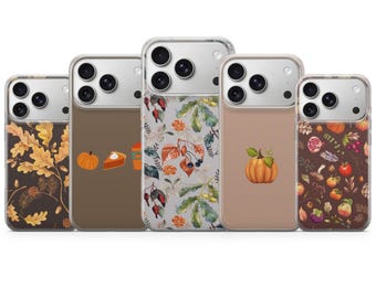 Autumn Weather Phone Case Cozy Cover for iPhone 17 Pro Max, 16e, 15, 14, 13 & Samsung S26 Ultra, S25 FE, A57, A56, Pixel 10, 9A