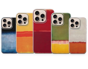 Mark Rothko Phone case Abstract Modern Art Cover for Iphone 17 Pro Max 16 15 14 13,Samsung S25 Ultra S24 FE A56 A16,Pixel 10 XL 9a 8 7