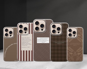Bible Verse Phone case Christian Scripture Cover for Iphone 17 Pro Max 16 15 14 13, Samsung S25 Ultra S24 FE A56 A16, Pixel 10 XL 9a 8 7