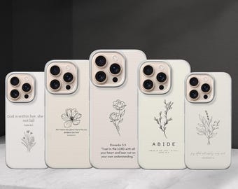 Bible Verse Phone case Christian Jesus Scripture cover for Iphone 17 Pro Max 16 15 14 13,Samsung S25 Ultra S24 FE A56 A16,Pixel 10 XL 9a 8 7