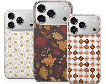 Autumn Phone case Pumpkin Aesthetic Cover for iPhone 17 Pro Max, 16e, 15, 14, 13 & Samsung S26 Ultra, S25 FE, A57, A56, Pixel 10, 9A