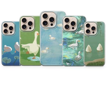 Funny Goose Phone case Cute Animal Duck Cover for Iphone 17 Pro Max 16 15 14 13, Samsung S25 Ultra S24 FE A56 A16, Pixel 10 XL 9a 8 7