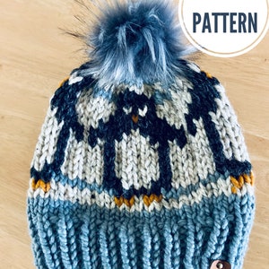 PDF Pattern Percy the Penguin Slouch Hat