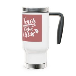 Teacher Weightlifter Travel Mug, Perfect for Daily Commutes and Gifts, Insulated Coffee Mug, Travel Mug for [...]