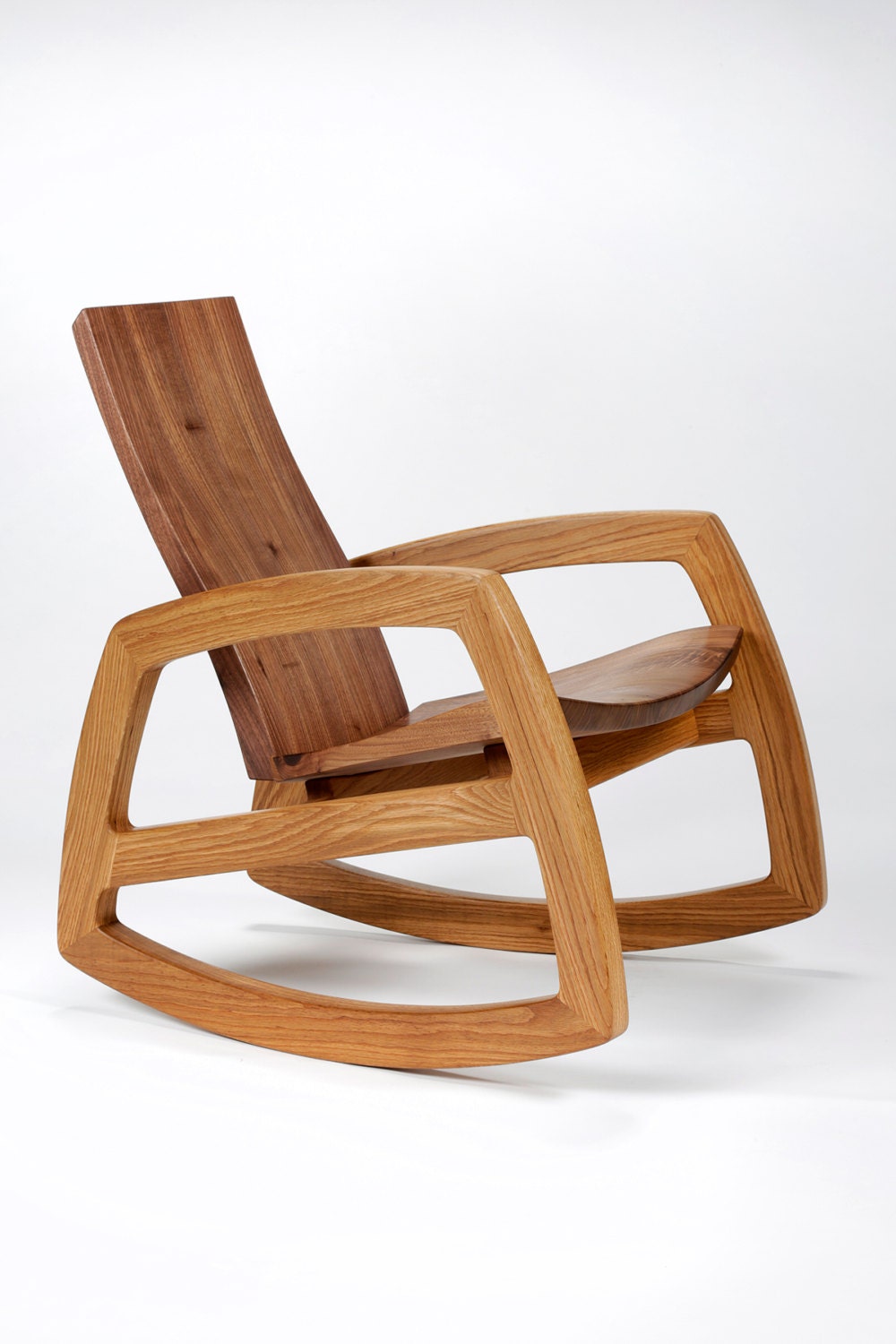 Cascade Rocking Chair in Walnut and White Oak. Etsy UK