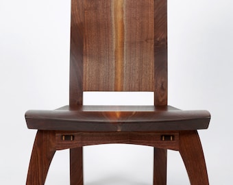 Cascade lounge chair in walnut