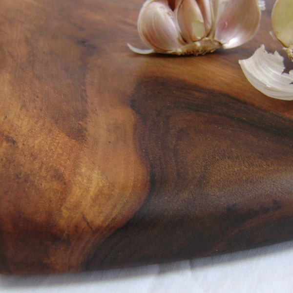 Sustainably harvested salvaged english walnut serving and cutting board