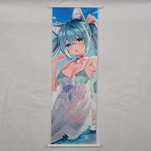 HATSUNE MIKU Vocaloid Tapestry, Scroll, Wallpaper, Poster 70cm x 25cm 13