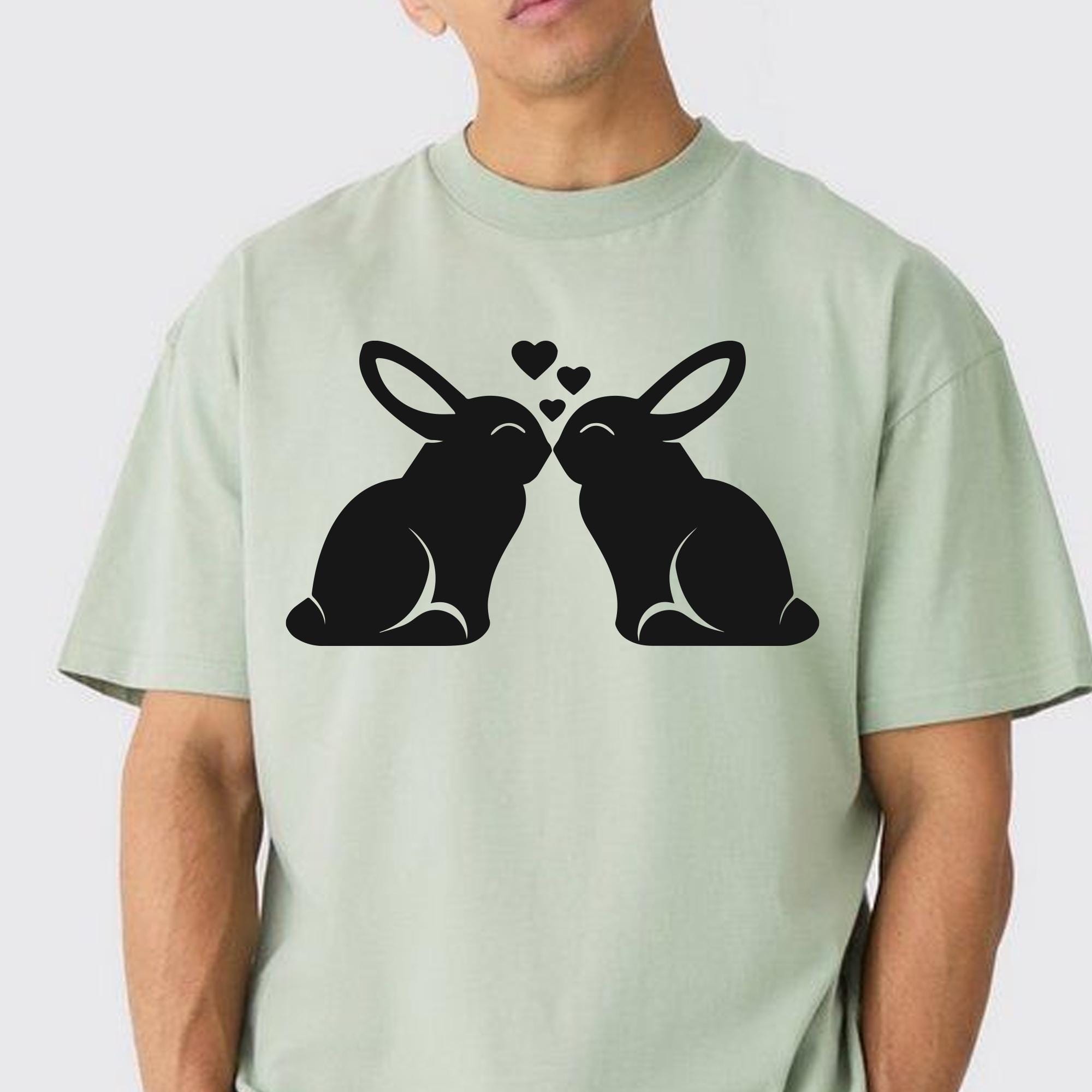 Rabbit SVG Bundle, Bunny SVG Bundle, Cute Rabbit Svg, Bunny Outline Svg ...