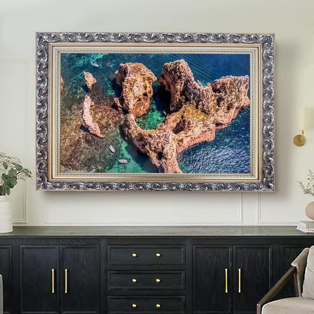 Samsung Frame Tv Bezel,gold Tv Frame,frame Tv Bezel, Wooden Tv Frame ...