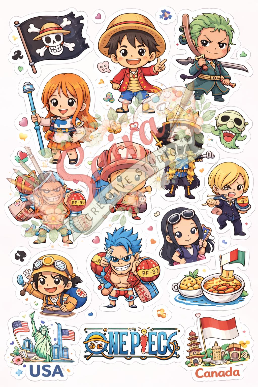 Sticker One Piece - Jolly Roger de Nami