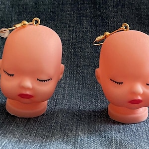 Baby Doll Head Earrings