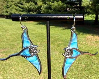 Sting Ray or Manta Ray Earrings