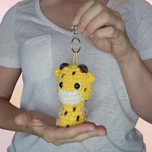 Crochet Giraffe Keychain
