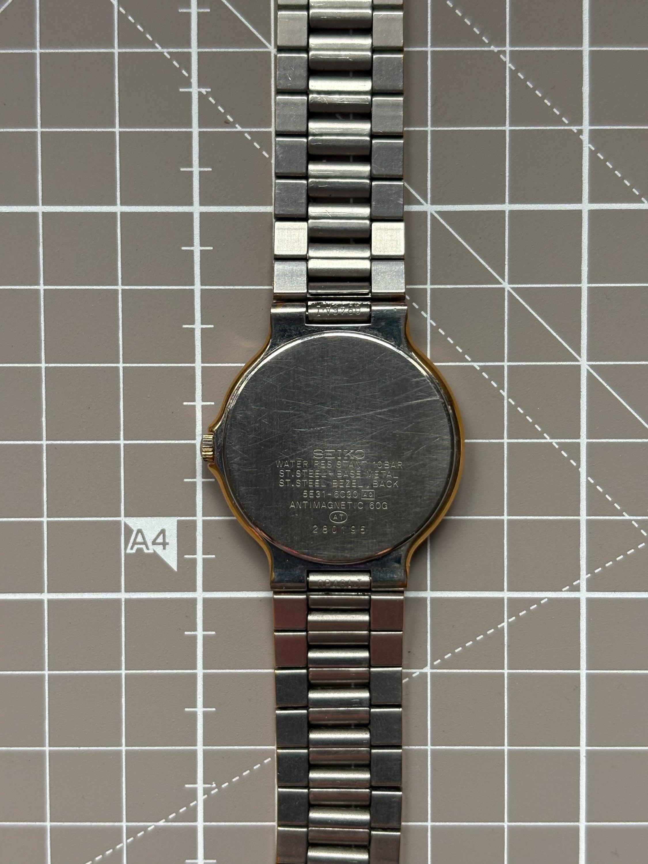 90年代の希少なヴィンテージセイコースピリットデュアルトーン - Etsy 日本