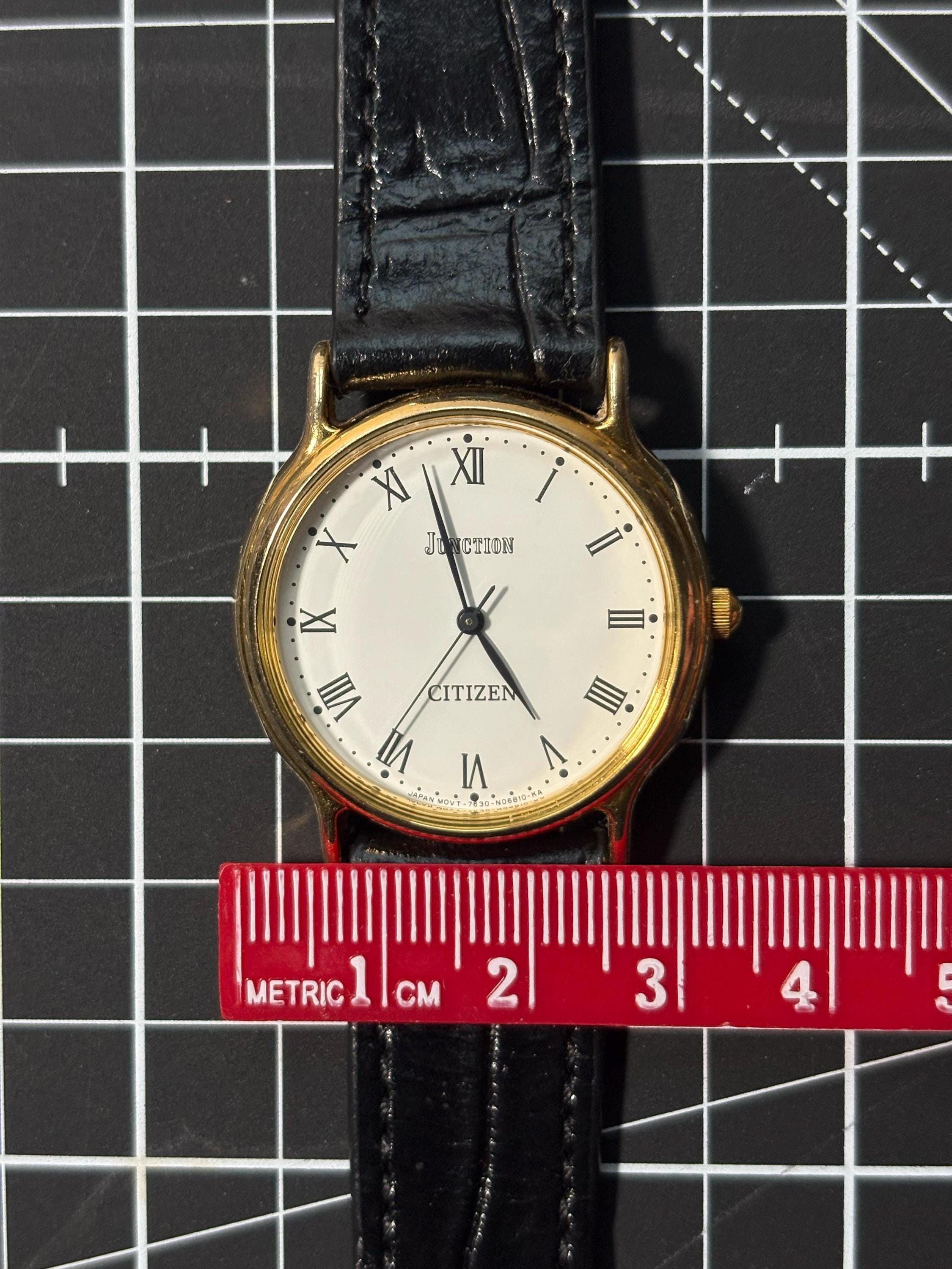 90's Vintage Golden Watch Citizen Junction - Etsy