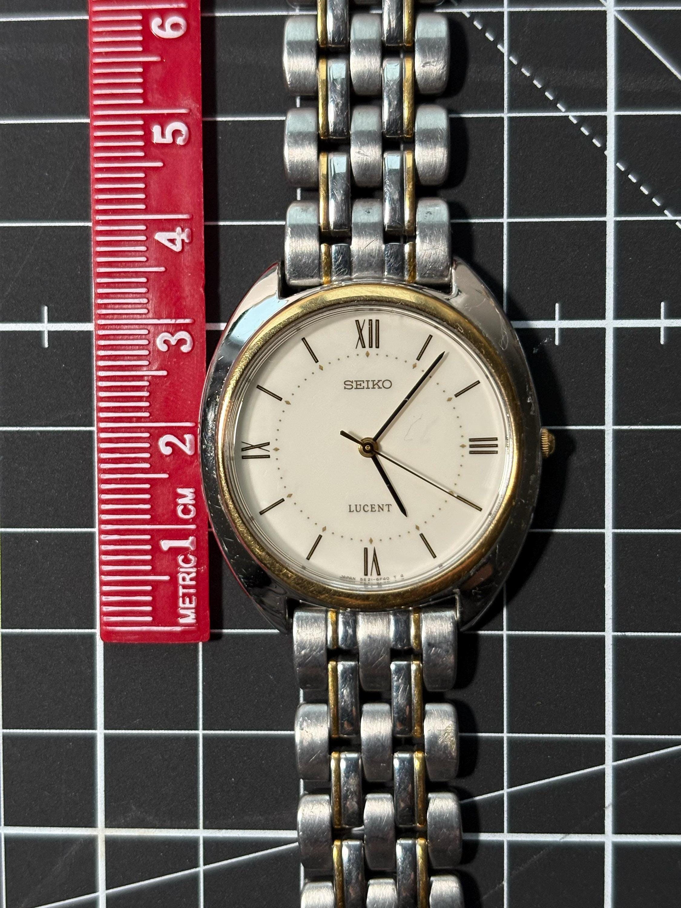 90's Vintage Watch Dual Tone Seiko Lucent - Etsy Canada