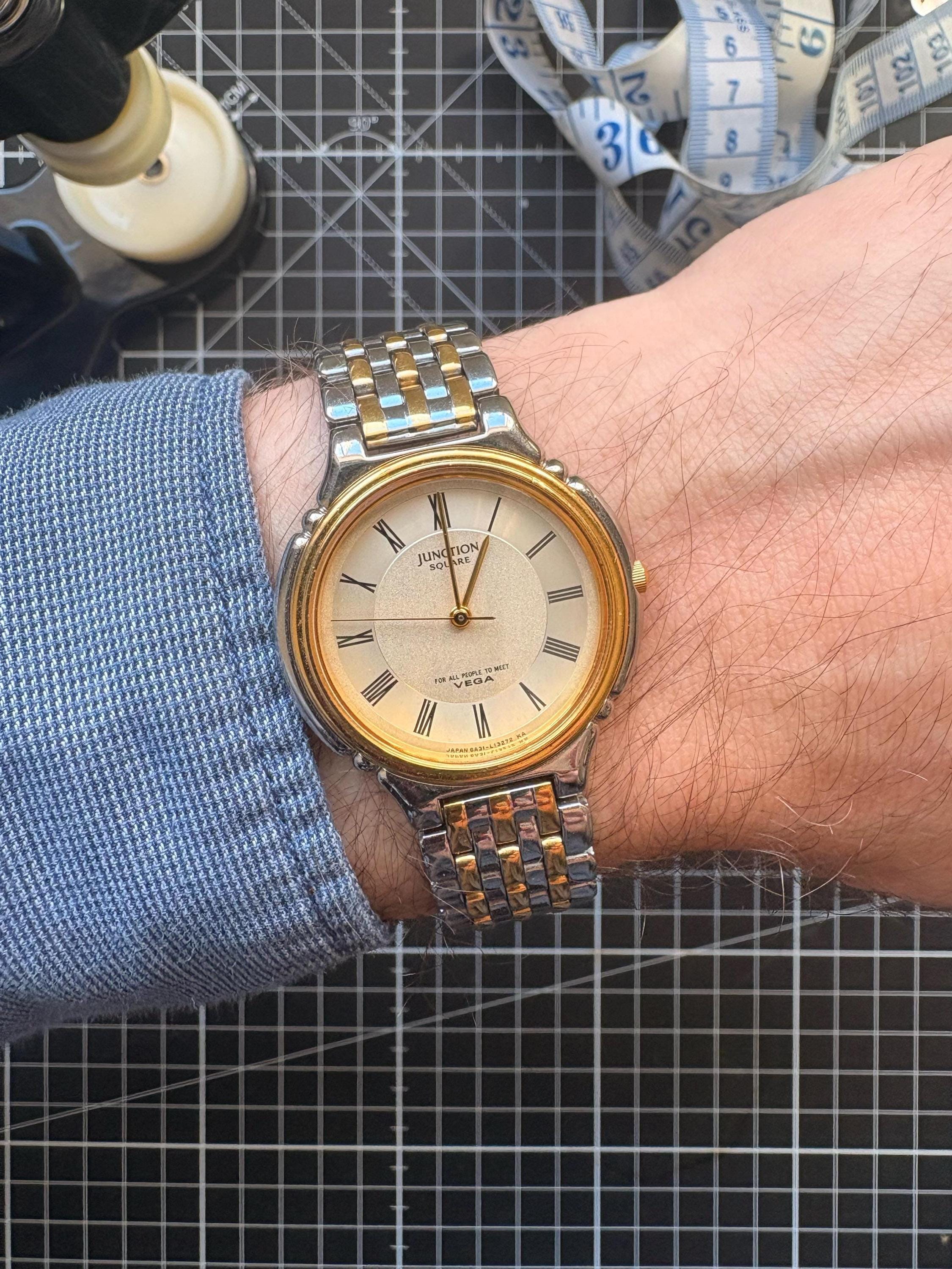 90's Vintage Watch Citizen Junction Square Vega - Etsy