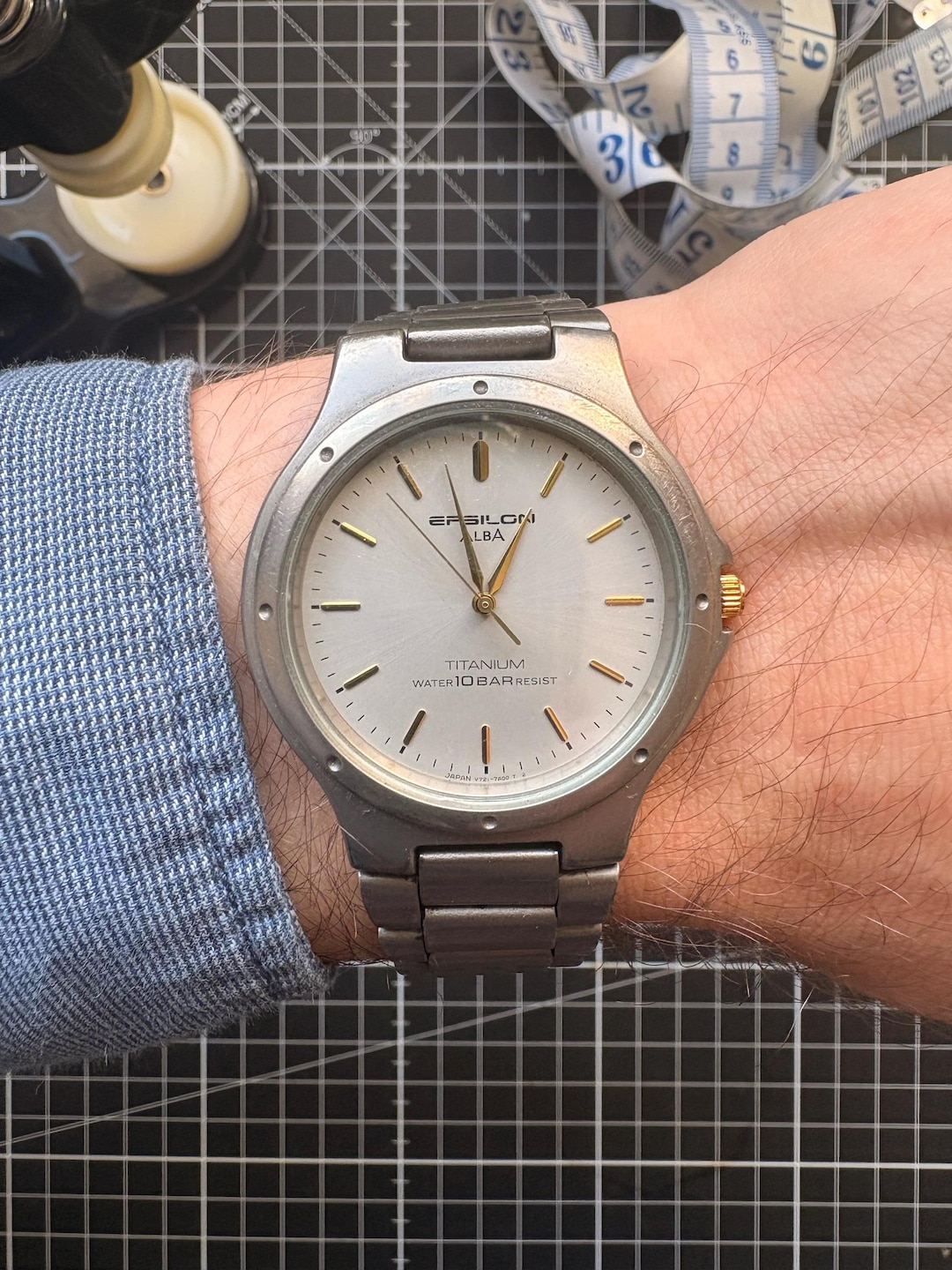 90's Vintage Titanium Watch Seiko Alba Epsilon - Etsy
