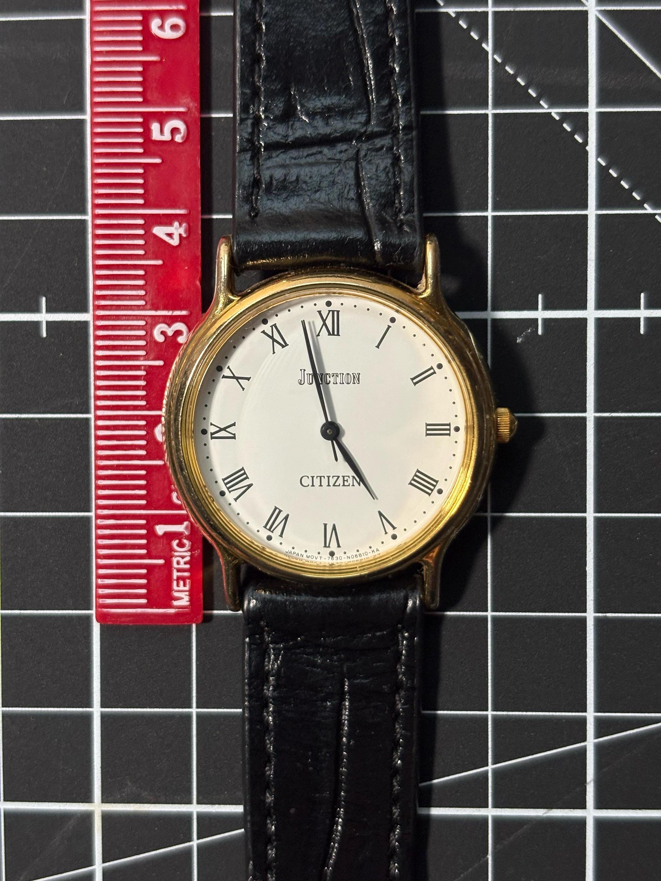 90's Vintage Golden Watch Citizen Junction - Etsy