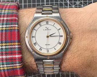 80's Vintage Watch Seiko Landy - Etsy
