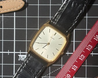 90's Golden Vintage Watch Seiko Alba - Etsy