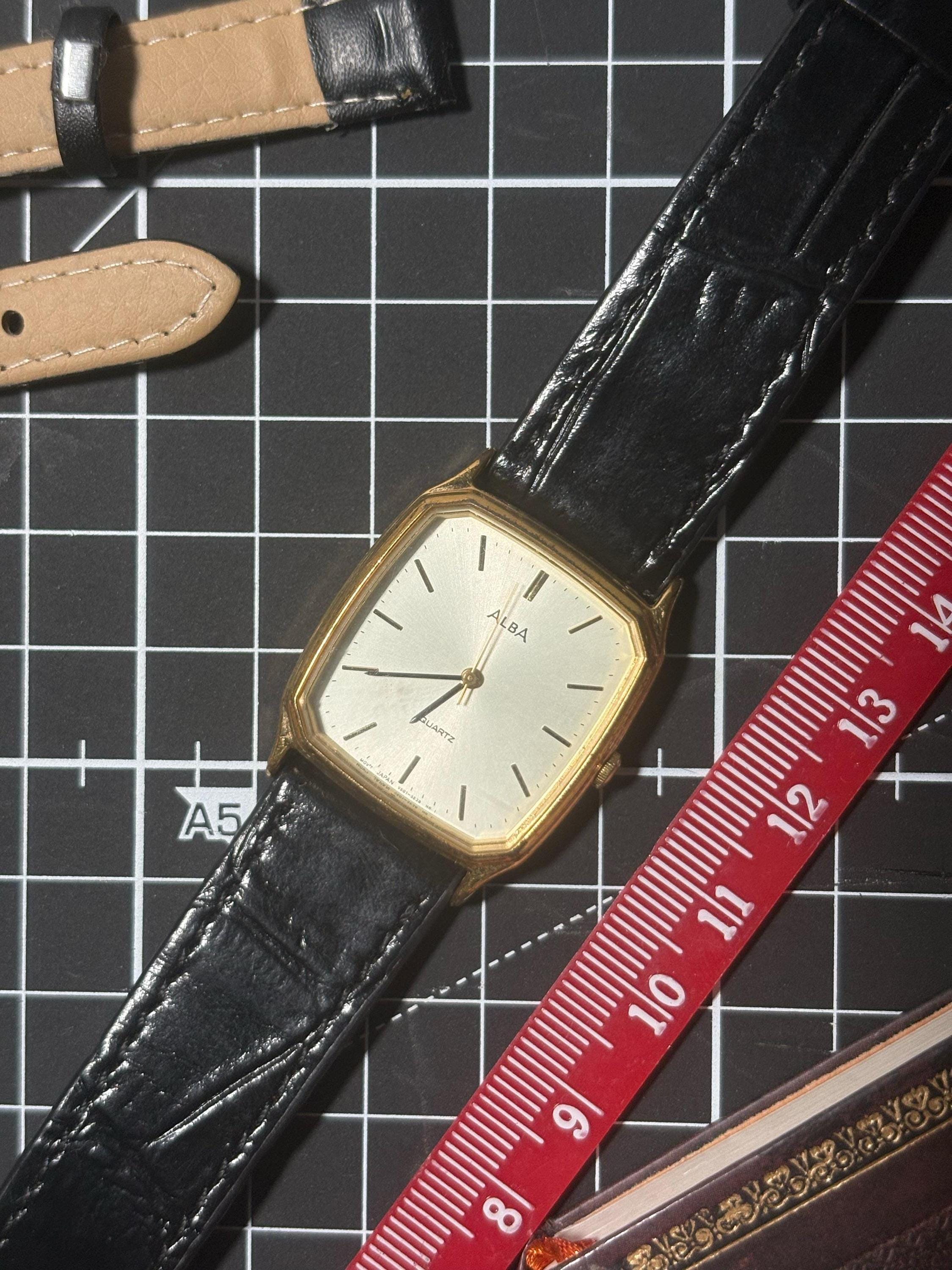 90's Golden Vintage Watch Seiko Alba - Etsy Canada