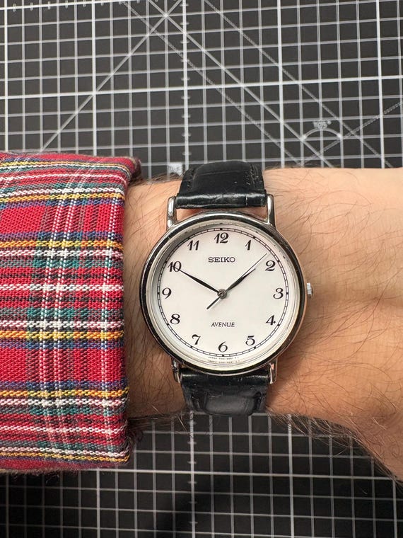 90's Vintage Watch Seiko Avenue - Etsy 90's Vintage Watch Seiko Avenue - Etsy