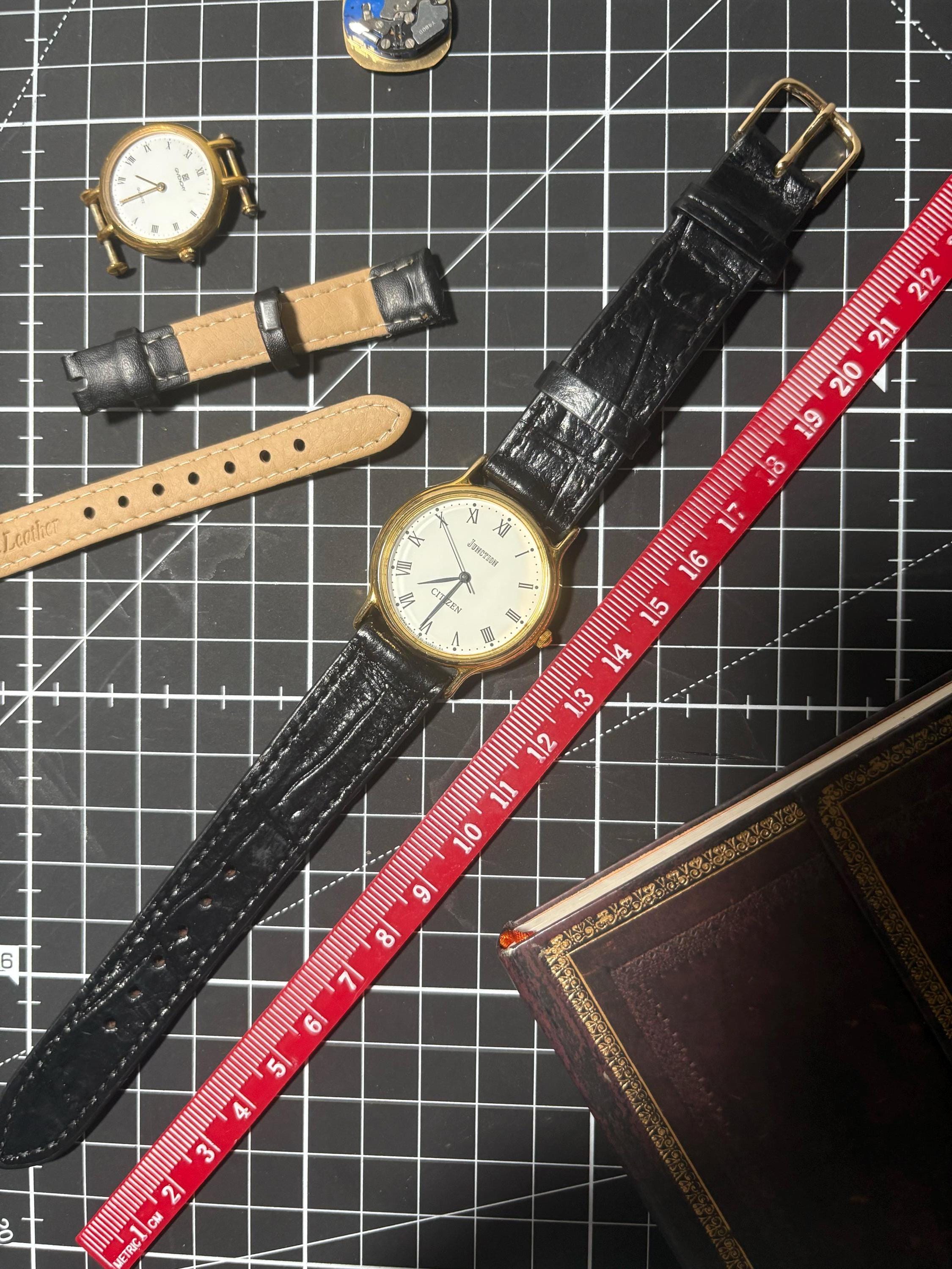 90's Vintage Golden Watch Citizen Junction - Etsy
