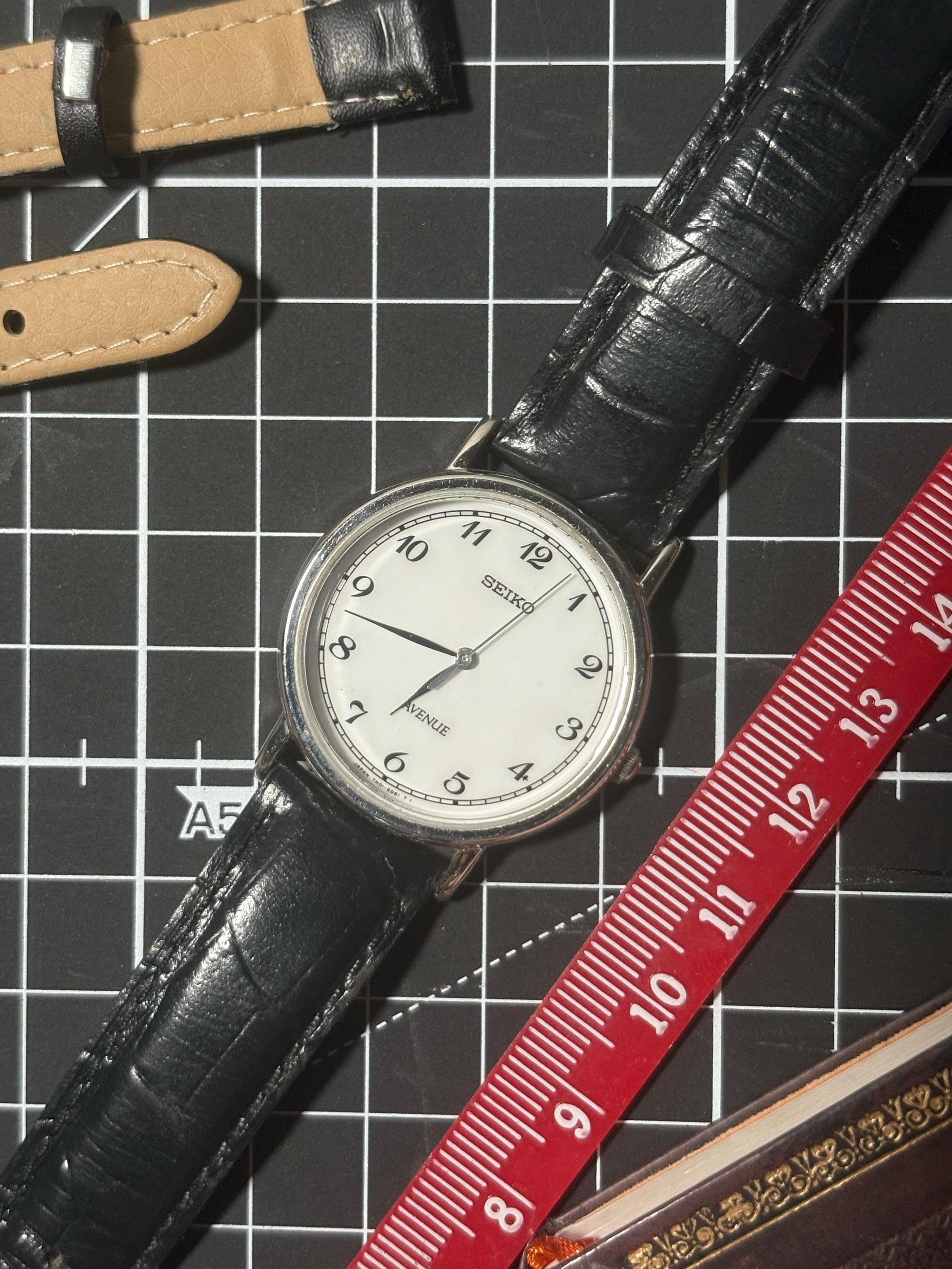 90's Vintage Watch Seiko Avenue - Etsy